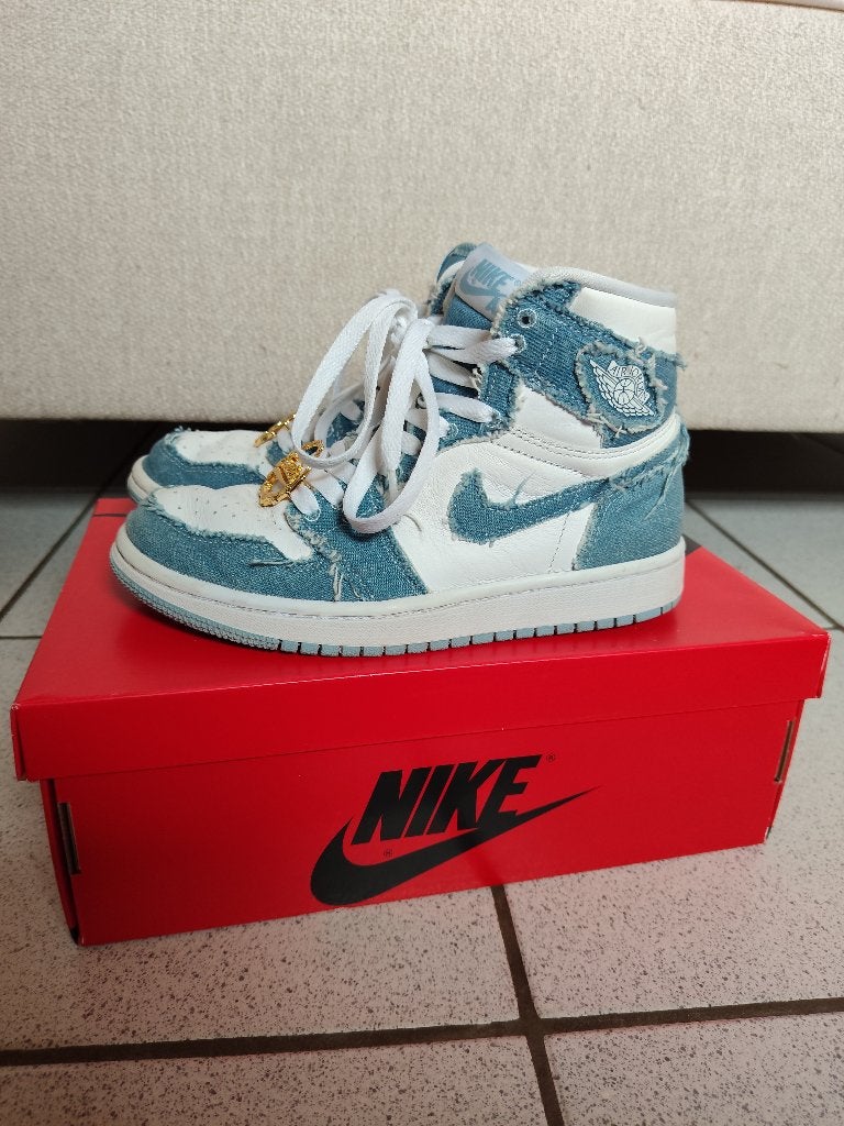 Nike Air Jordan 1 High OG Denim, Enlèvement ou Envoi, Sneakers et Baskets, Nike, Comme neuf