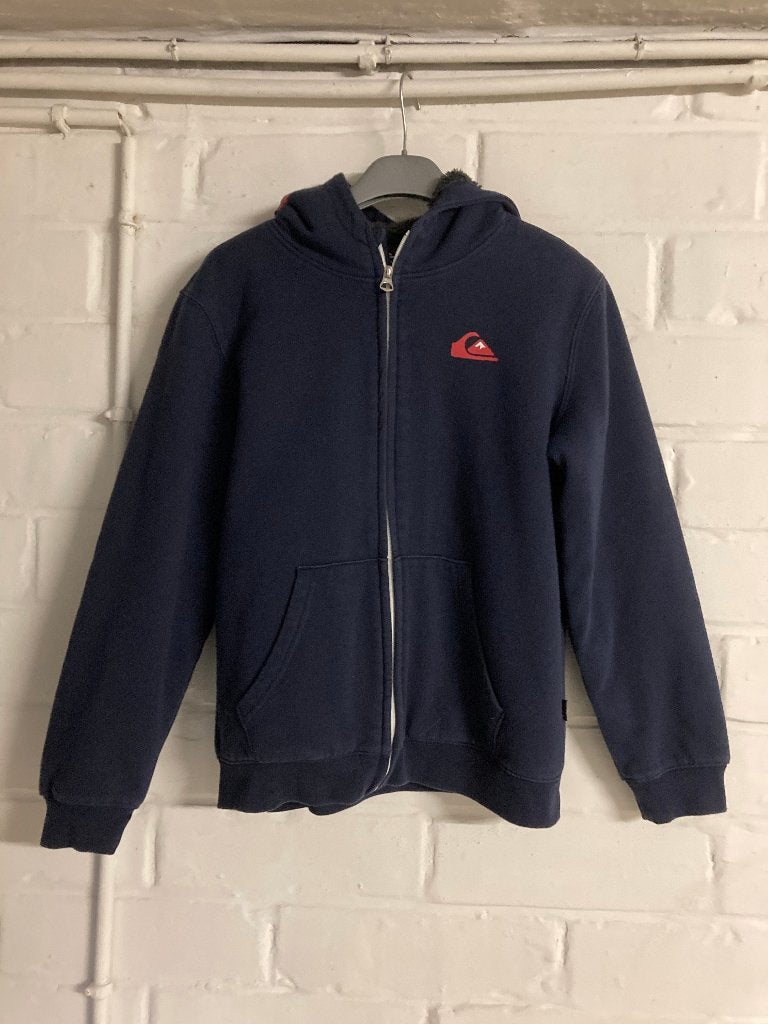 Warme cardigan met rits en muts, Quiksilver, 152, Enfants & Bébés, Vêtements enfant | Taille 152, Garçon, Quiksilver, Enlèvement ou Envoi