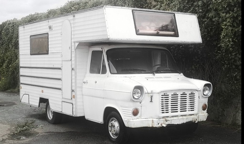 Ford Transit mk1 V6 2.8 Mobilhome Camper, Caravanes & Camping, Enlèvement, Utilisé