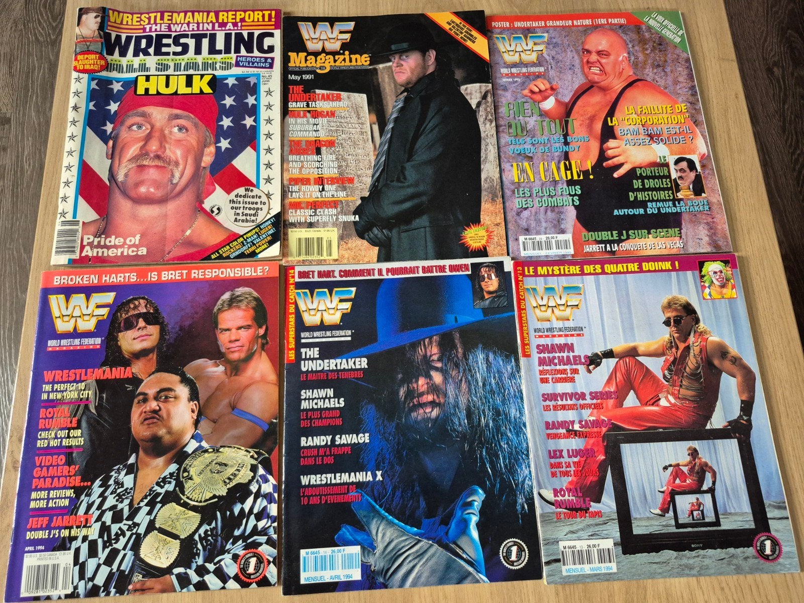 lot van 13 WWF-tijdschriften 1994/1995, Ophalen, Gelezen