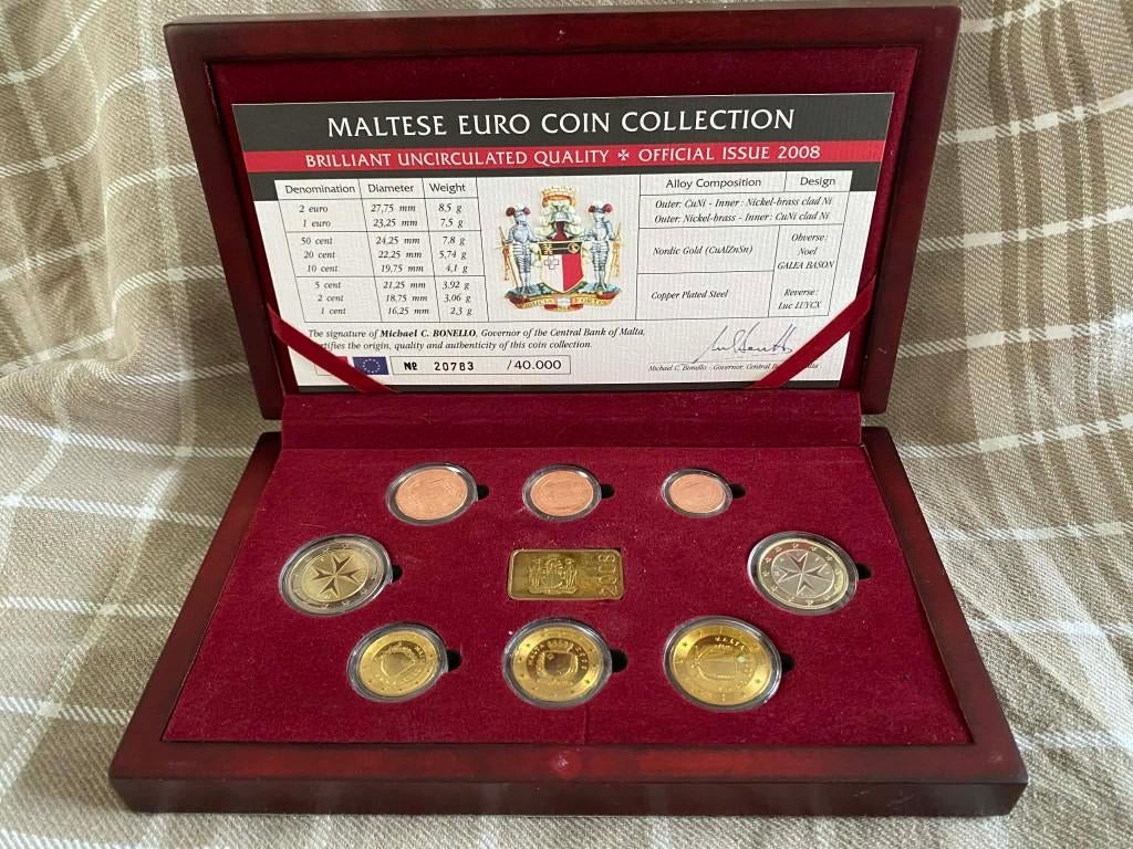 Coffret Euro Malte 2008, Ophalen of Verzenden, Malta, Setje