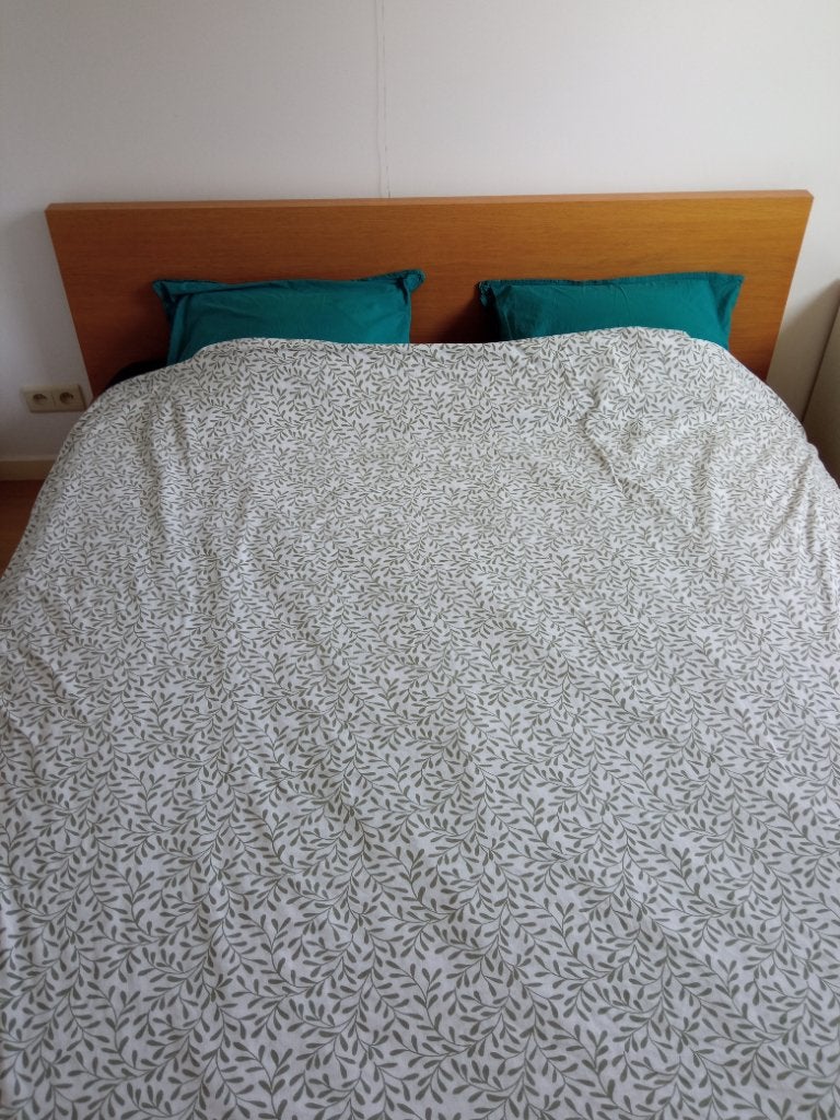 Lit double, Maison & Meubles, Chambre à coucher | Lits, Autres dimensions, 210 cm, Brun, Enlèvement
