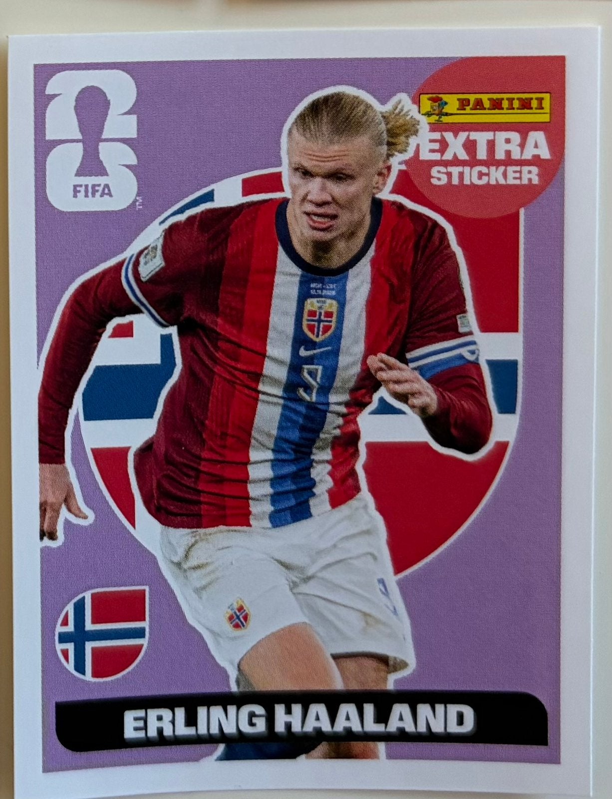 Extra Sticker Erling Haaland, Ophalen of Verzenden, Nieuw, Sticker