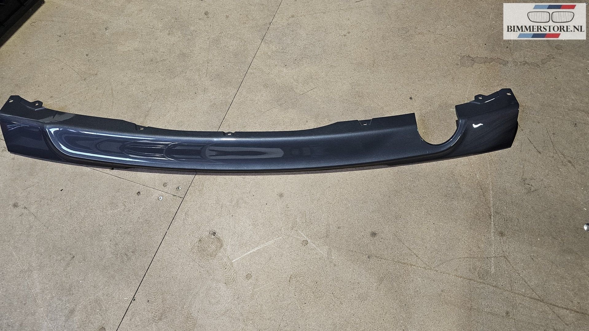 M - Diffuser grijs achterbumper 1 uitlaat BMW 3 serie F30 F3, Auto-onderdelen, Ophalen, Gebruikt, -, -
