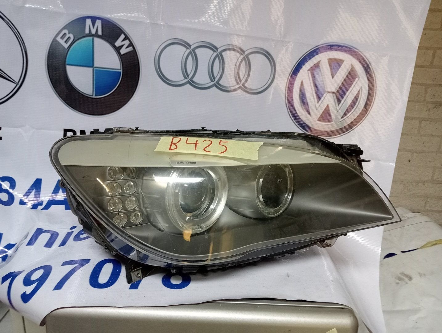 Koplamp BMW 5 Serie E60 Koplamp rechts 7182138, Auto-onderdelen, Gebruikt, -, -, Ophalen of Verzenden