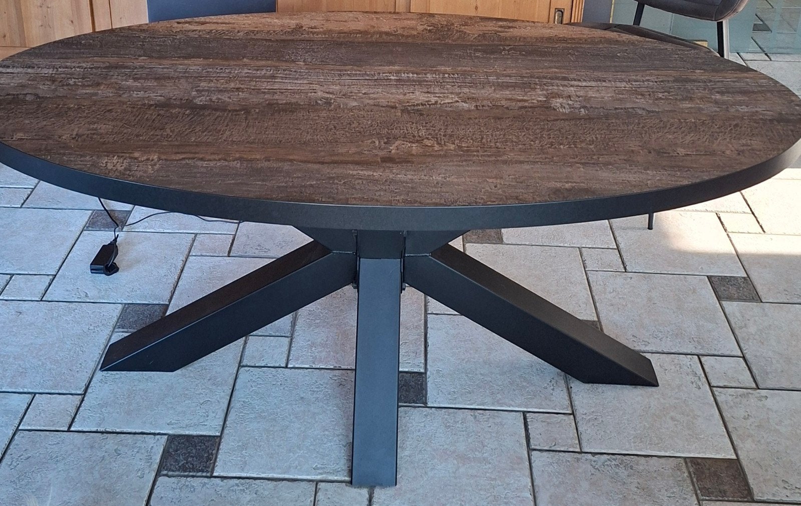Ovale eetkamer tafel., Maison & Meubles, Enlèvement, Comme neuf