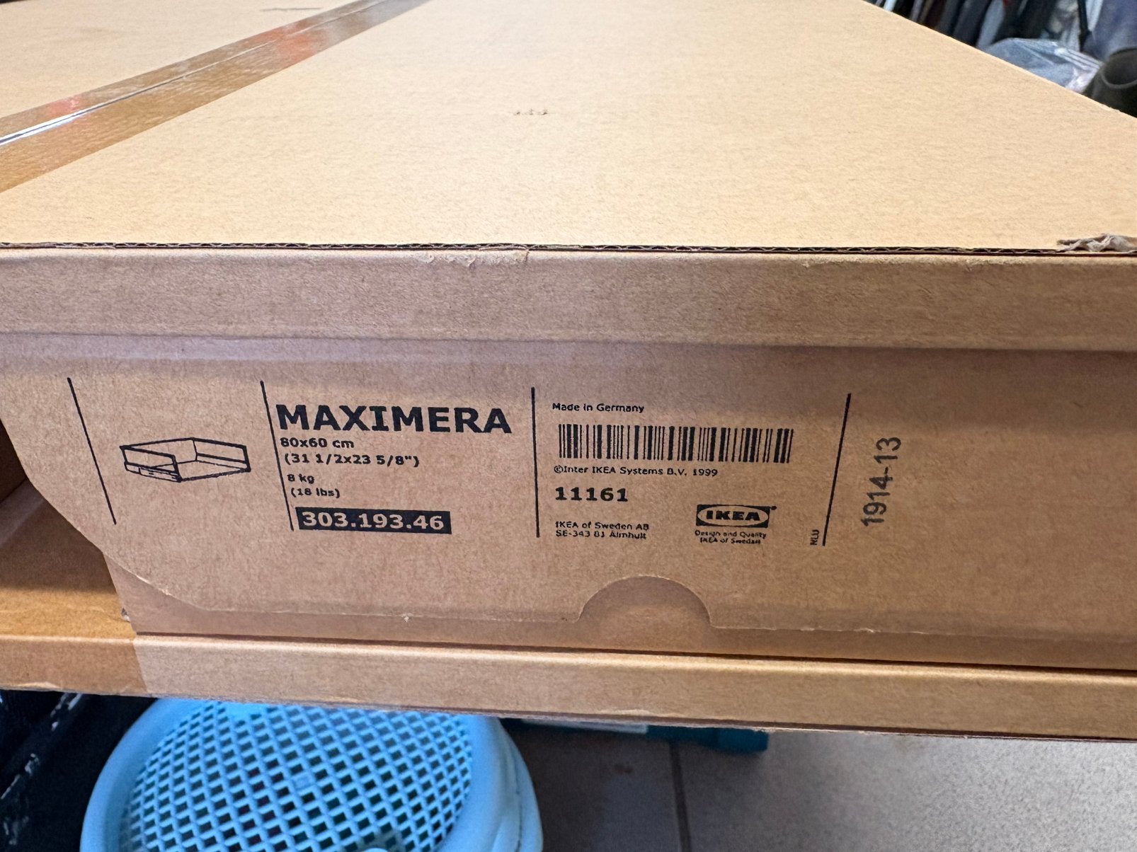 Ikea maximera lade middel 80x60, Maison & Meubles, Cuisine | Éléments de cuisine, Neuf, Enlèvement, 50 à 100 cm, Blanc