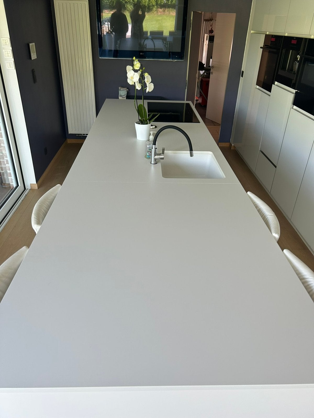 Dekton wit keukenblad, Huis en Inrichting, Keuken | Keukenelementen, Ophalen, Wit