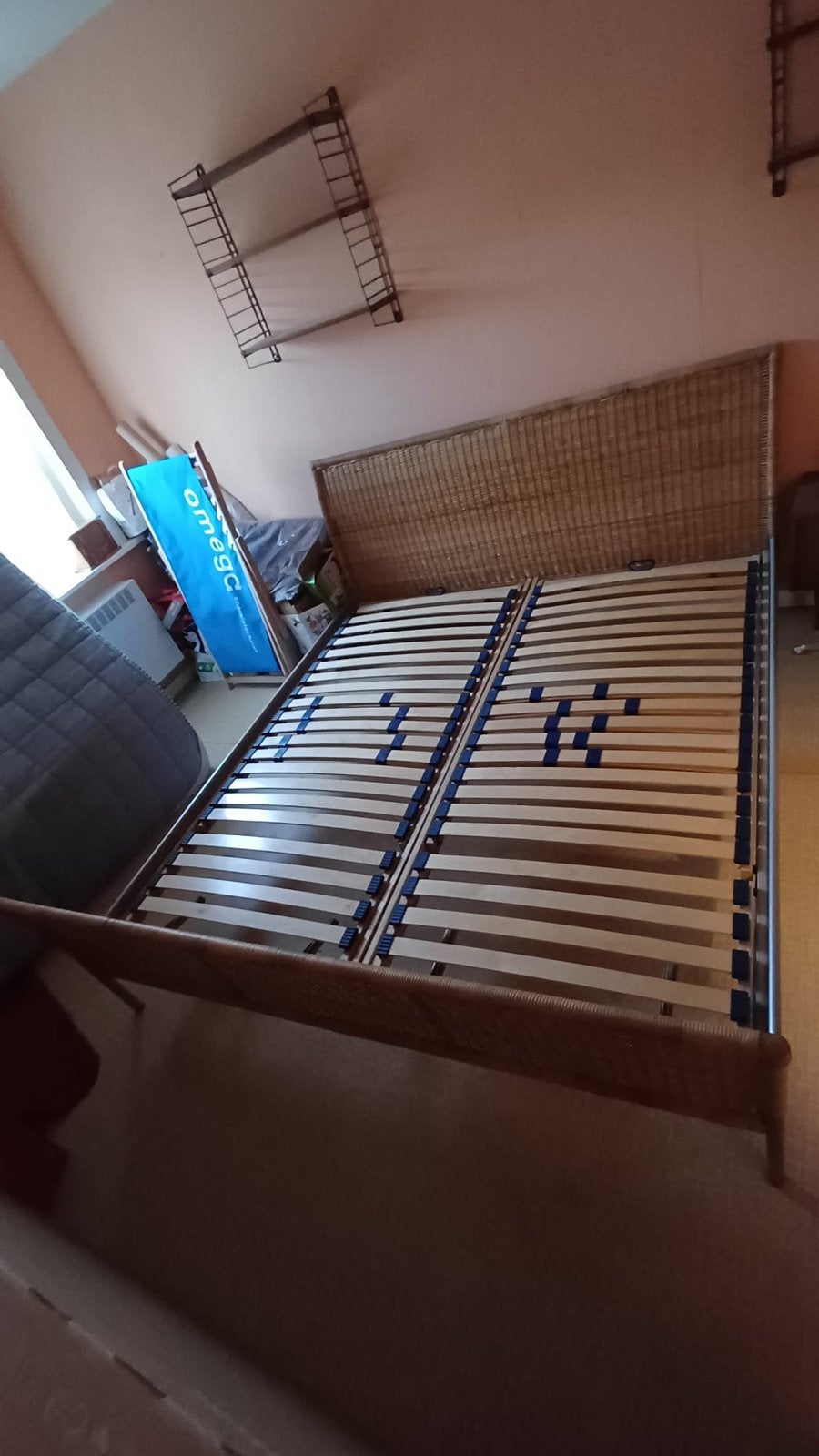 Tweepersoons bed, Huis en Inrichting, Slaapkamer | Matrassen en Bedbodems, Ophalen, Gebruikt, Tweepersoons, Bedbodem