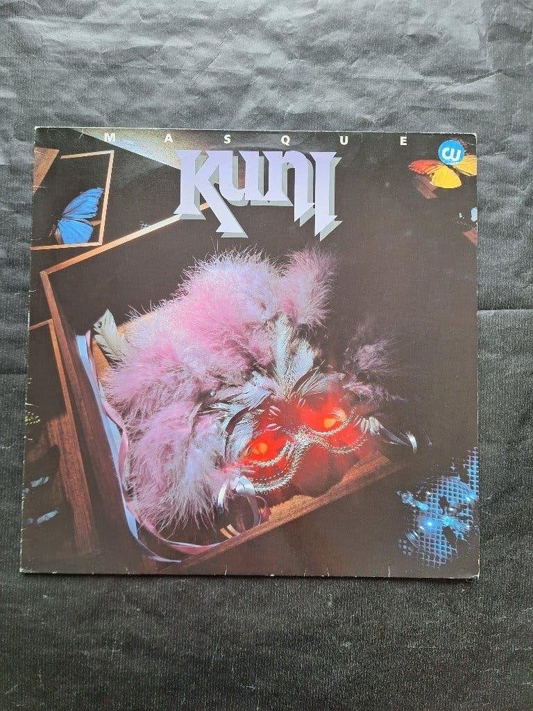 KUNI "Masque" hardrock LP (1986) IZGS, Cd's en Dvd's, LP, Hard Rock, Ophalen of Verzenden, Zo goed als nieuw