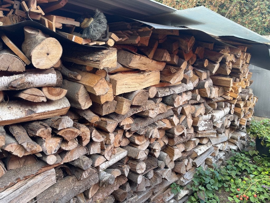 Brandhout, 6 m³ of meer, Ophalen, Eikenhout, Blokken