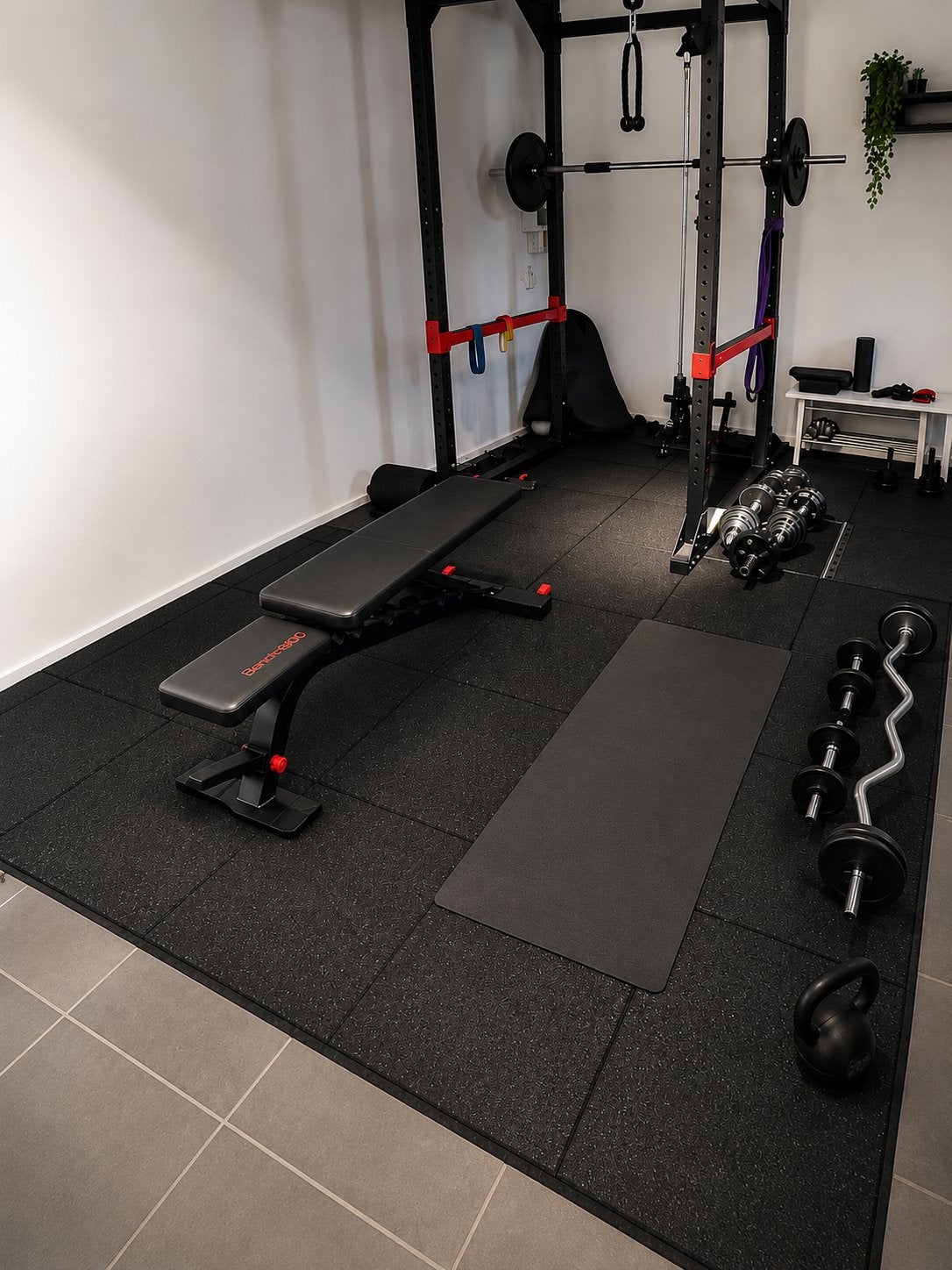 Rubberen vloertegels / gymtegels – zeer goede staat, Enlèvement, Comme neuf
