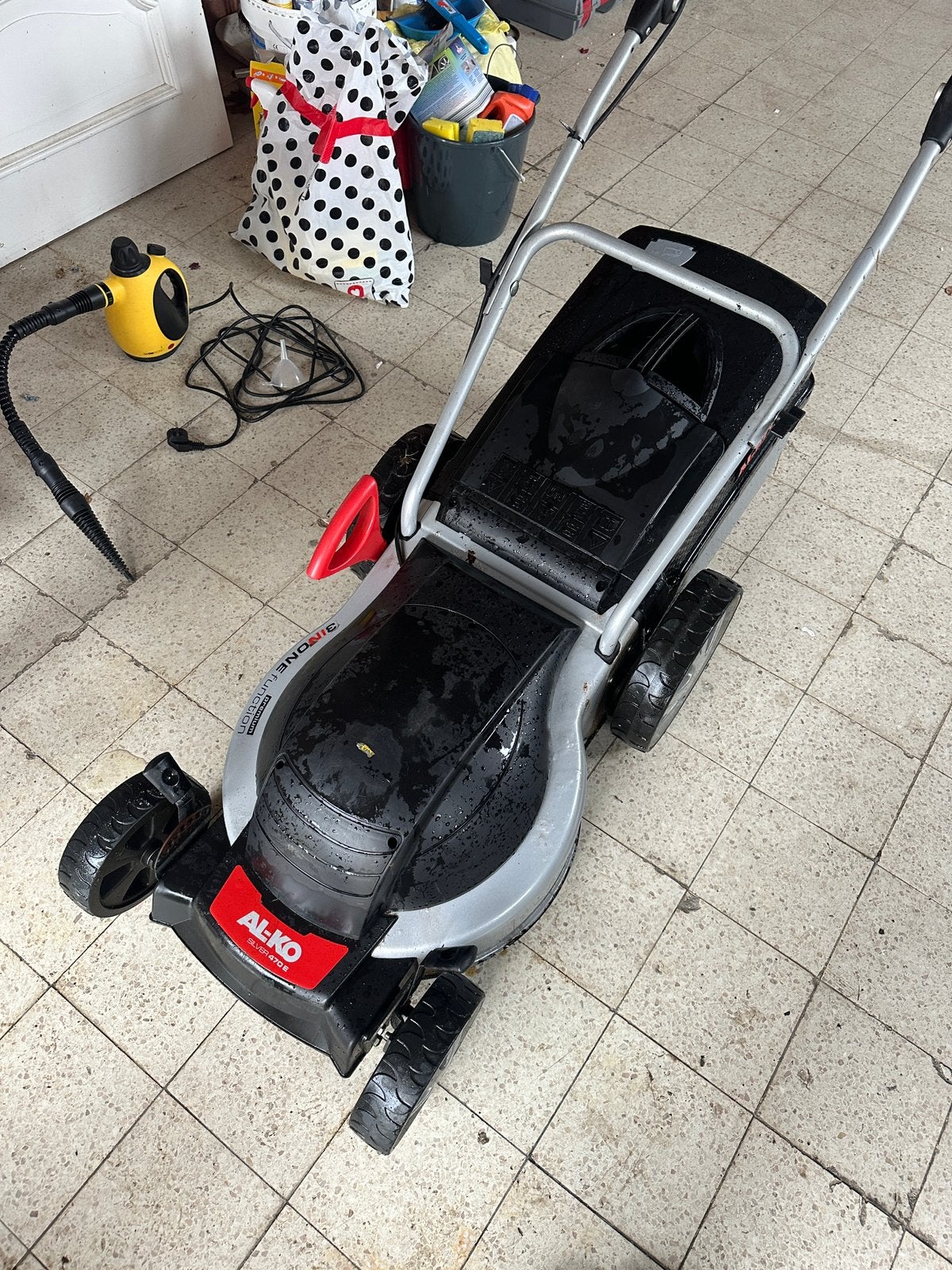 Elektrische Grasmaaier AL KO 470e 1600 Watt, Tuin en Terras, Grasmaaiers, Ophalen, Gebruikt, Elektrische grasmaaier, Mulchfunctie