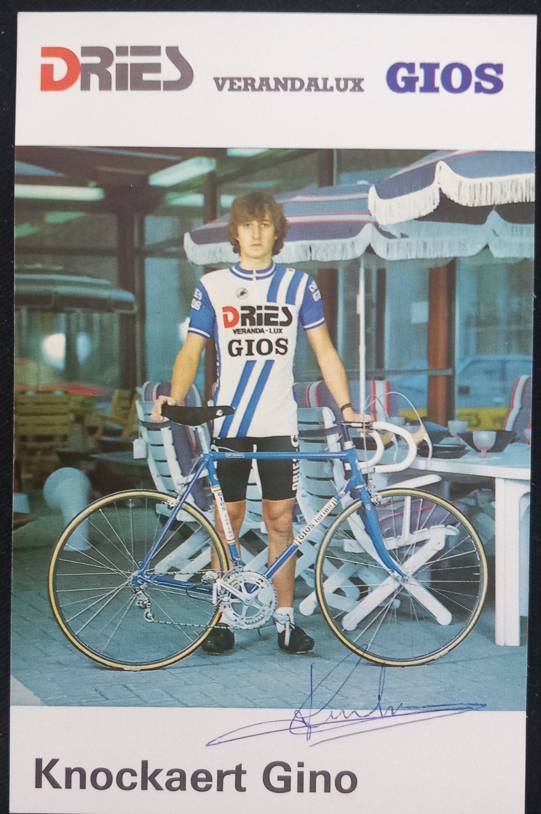 Promotiekaart Gino Knockaert, Ophalen of Verzenden