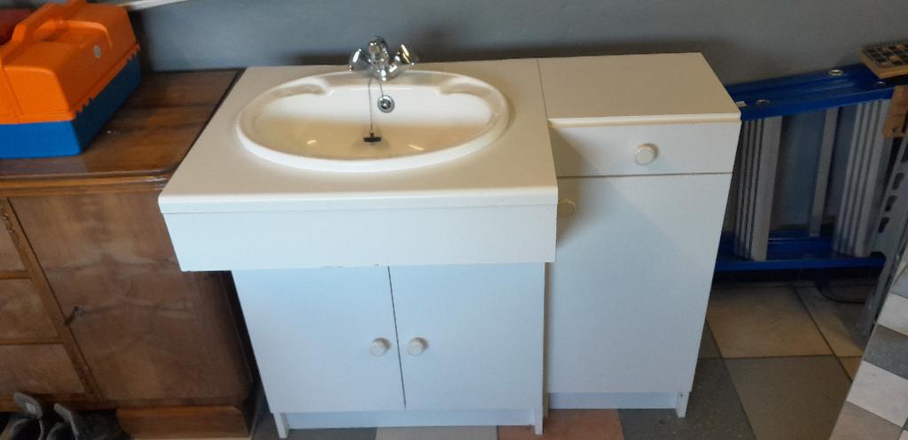 lavabo plus spiegelkast, Enlèvement, Utilisé, Autres types