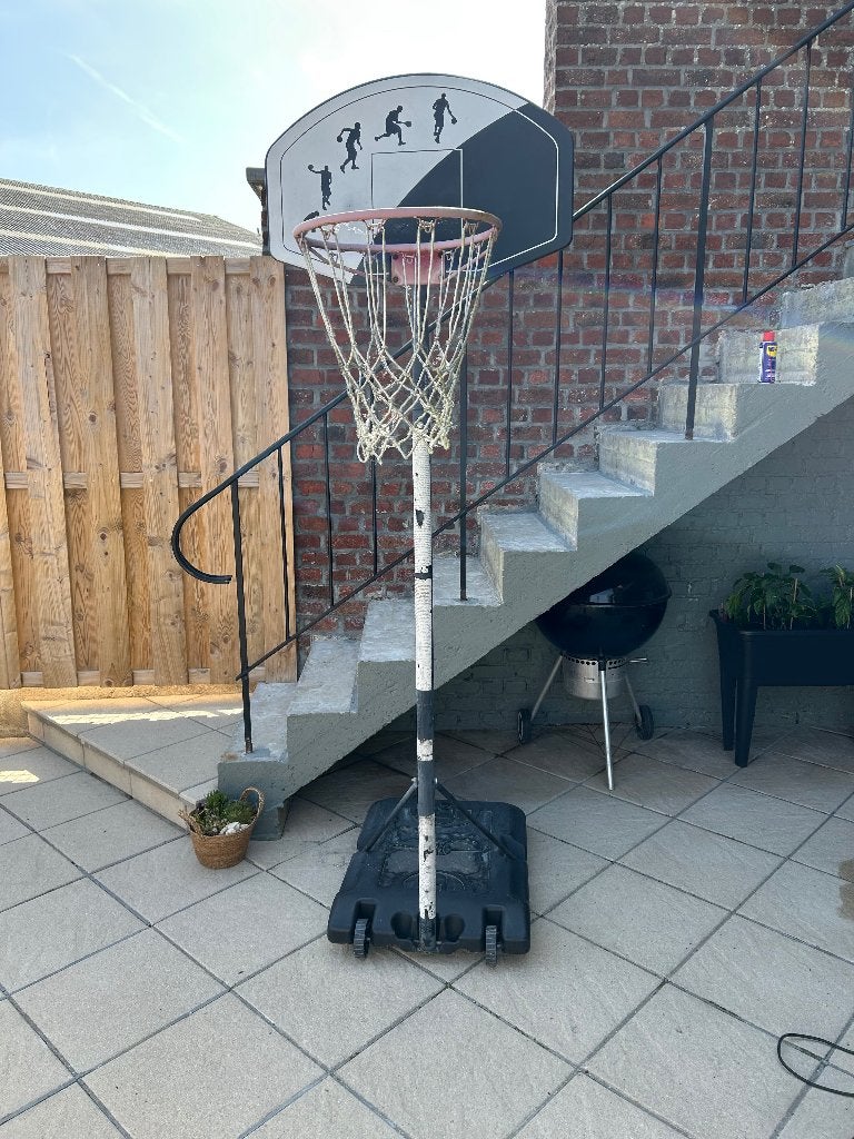 Basketbalring, Enlèvement, Utilisé, Anneau, Panneau ou Poteau