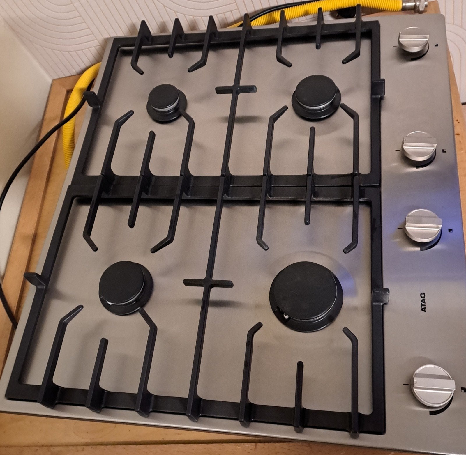 inbouw gaskookplaat atag, Ophalen, Inbouw