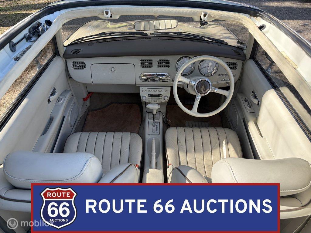 Nissan Figaro | 1991 | Route 66 Auctions, Auto's, Zwart, Bedrijf, Handgeschakeld, Overige carrosserie