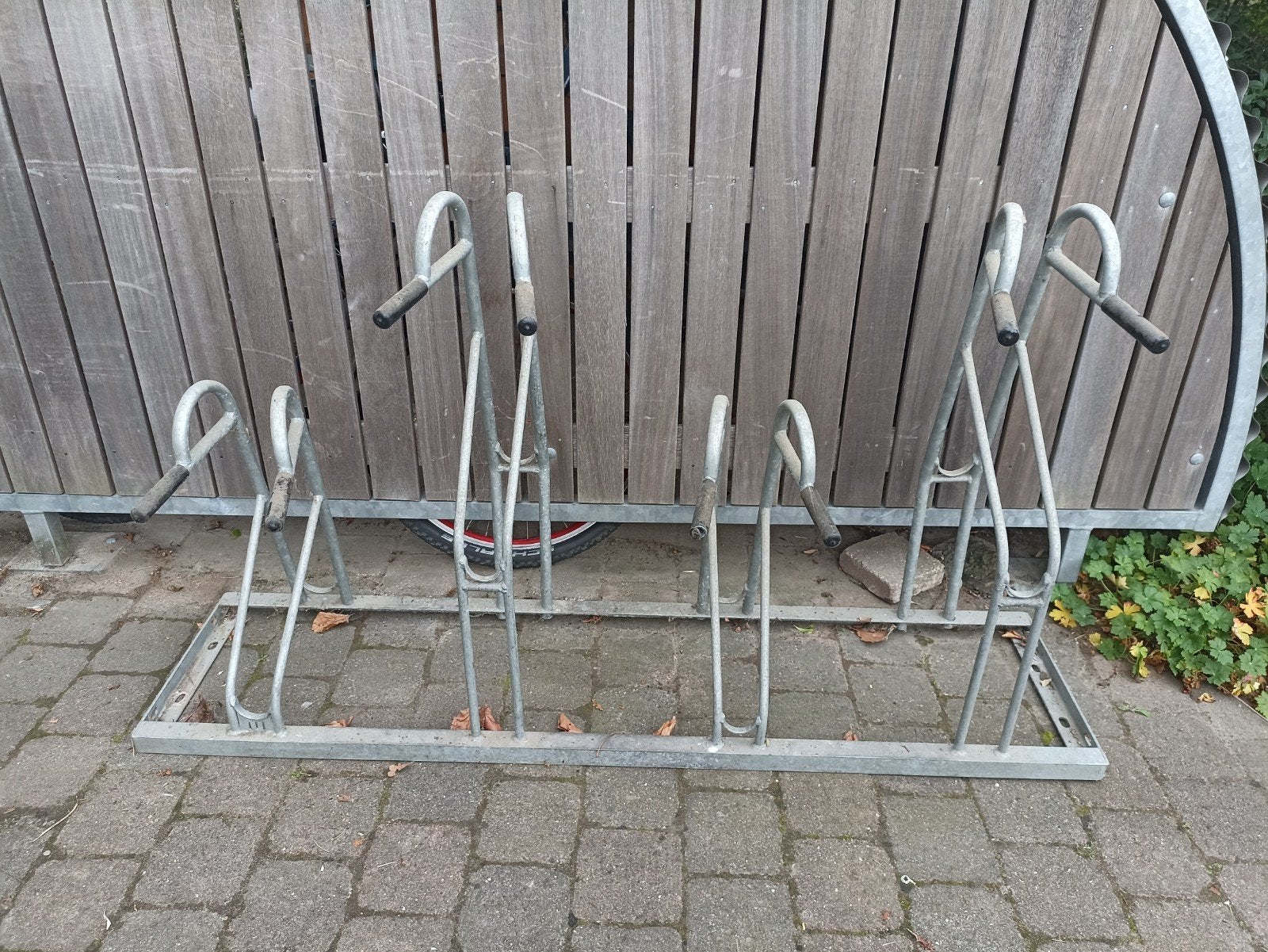 Fietsenrek voor 4 fietsen., Ophalen, Gebruikt