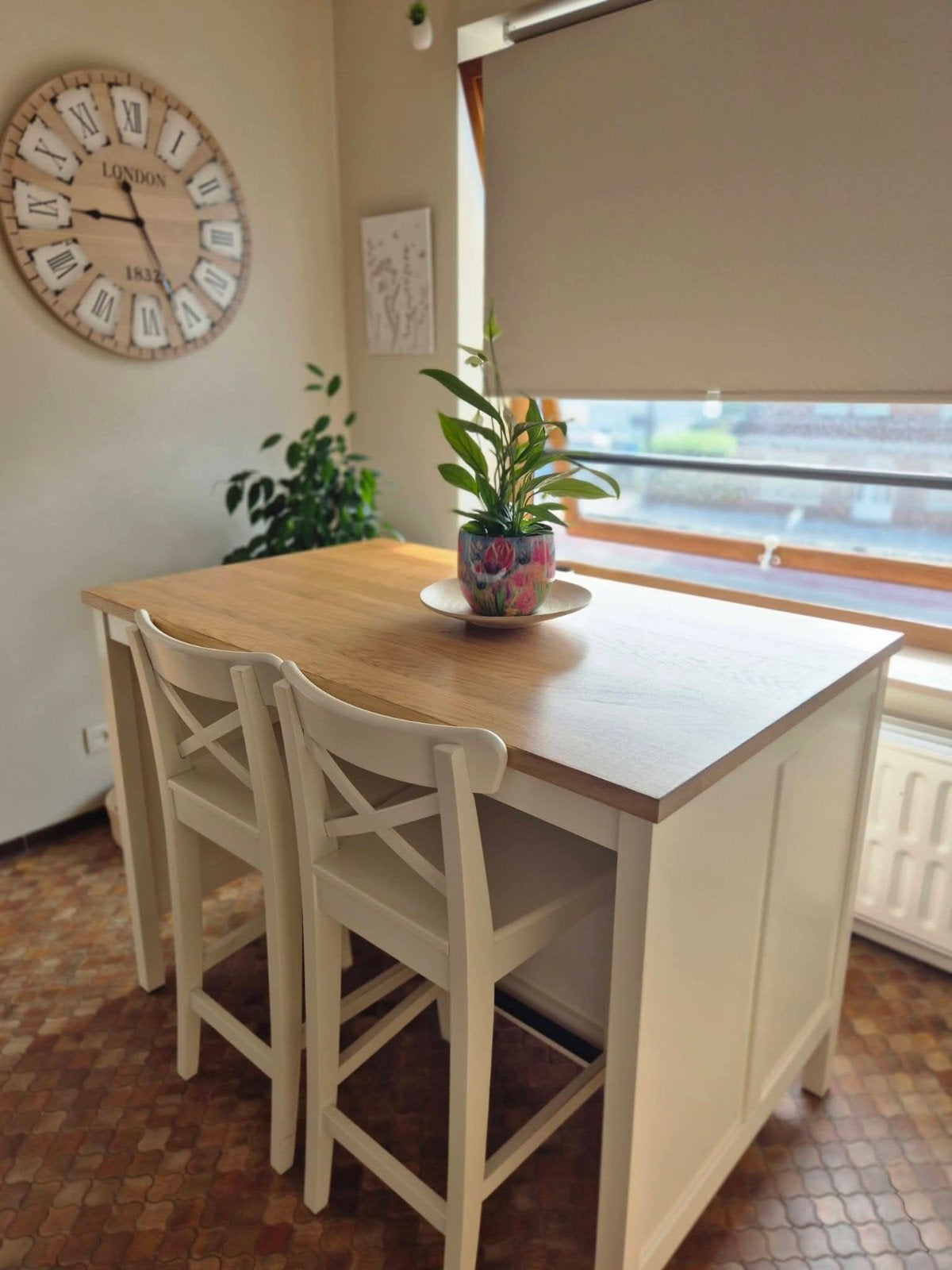 îlot IKEA, Huis en Inrichting, Barren, Ophalen, Zo goed als nieuw, Inclusief barstoelen