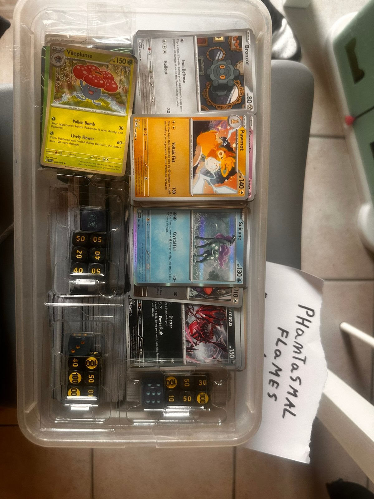 Pokemon bulk phantasmal flames en toebehoren, Ophalen, Zo goed als nieuw