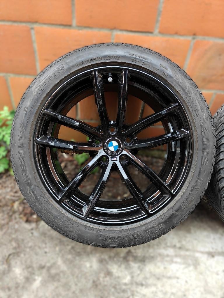 Originele zwarte BMW M velgen, Auto-onderdelen, Banden en Velgen, Banden en Velgen, Winterbanden, 18 inch, 275 mm, Personenwagen