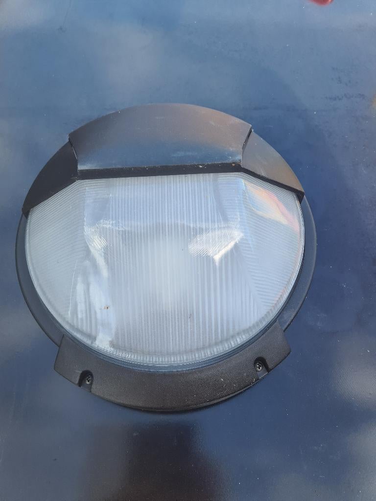 grote licht armatuur met glas  (diam. 23cm), Ophalen, Kunststof, Minder dan 50 watt, Wandlamp