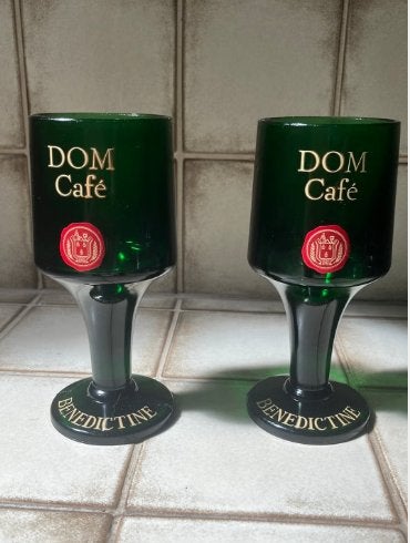 2 retro DOM-Benedictine-glazen, Collections, Enlèvement