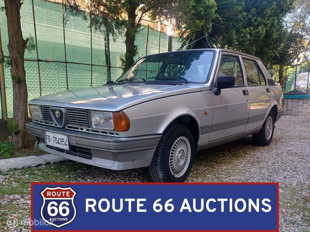 Alfa Romeo Giulietta | 1984 | Route 66 Auctions, Autos, Achat, Entreprise, Boîte manuelle, Autre carrosserie