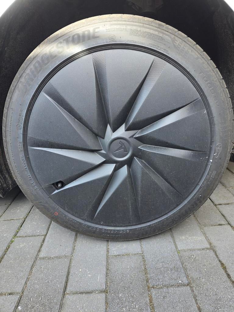 4 originele Tesla Model 3 standaard Prismata 18 inch velgen, Auto-onderdelen