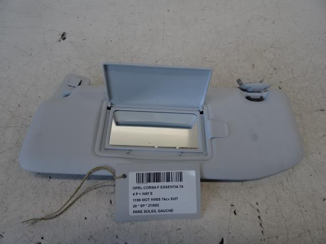 PARE-SOLEIL GAUCHE Opel Corsa F (UB / UH / UP) (01-2019/-), Autos : Pièces & Accessoires, Habitacle & Garnissage, Opel, Utilisé