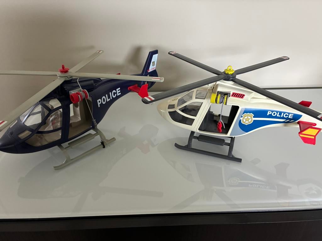 Playmobil politie helikopter boot auto, Kinderen en Baby's, Speelgoed | Playmobil, Ophalen, Zo goed als nieuw