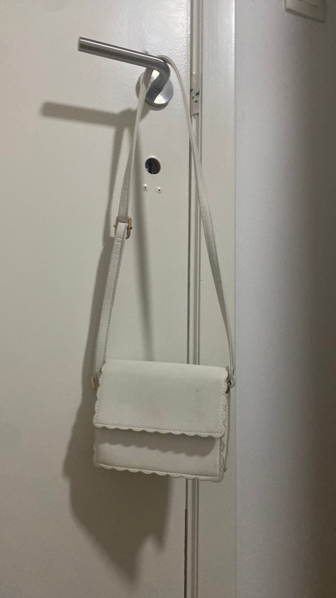 Mooi wit tasje, Handtassen en Accessoires, Tassen | Schoudertassen, Ophalen of Verzenden, Zo goed als nieuw, Wit