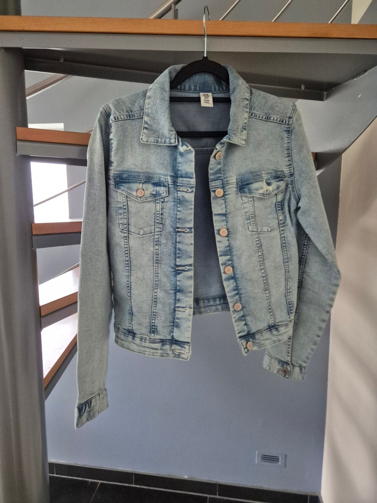 veste en jean pour fille, Enlèvement ou Envoi, Comme neuf, Taille 34 (XS) ou plus petite, Bleu