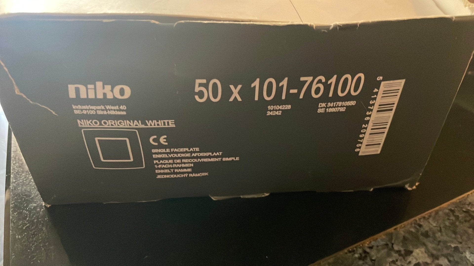 50stuks Niko enkelvoudige kaders kleur wit, Ophalen of Verzenden, Nieuw