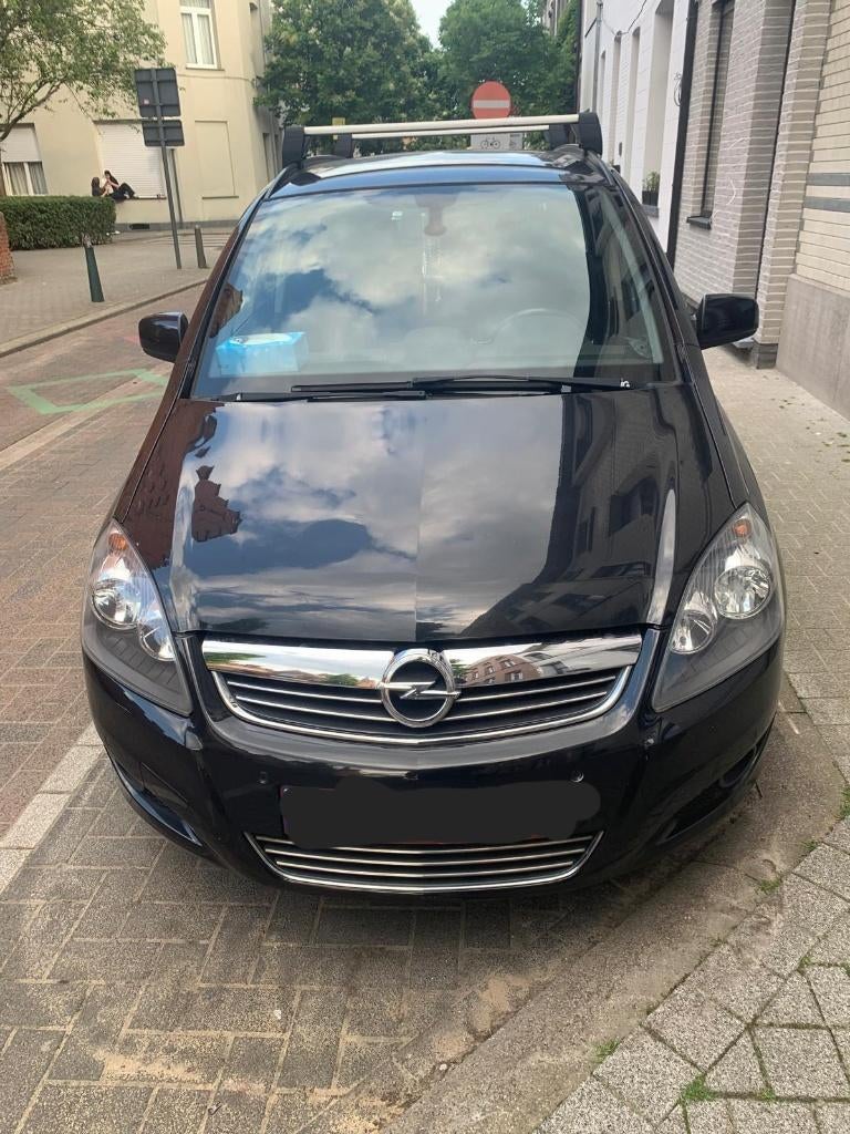 Opel Zafira 7‑zitter • 2013 • Zeer proper • Rijklaar, Auto's, Euro 5, Zwart, Bedrijf, 81 kW