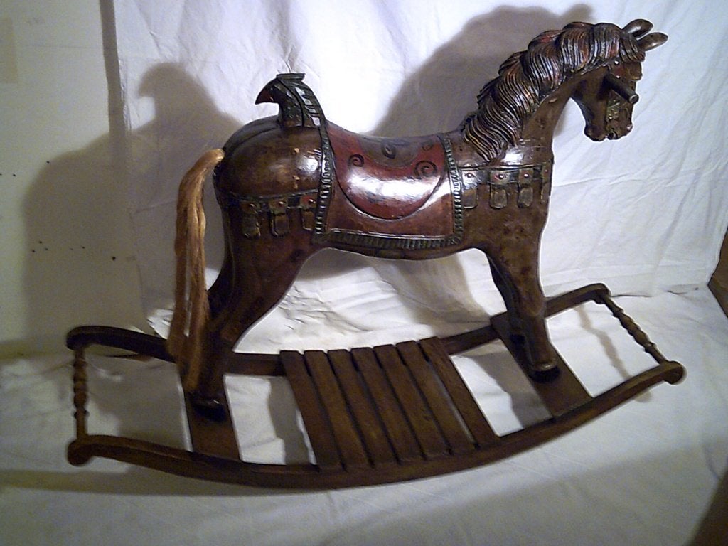 Cheval à bascule rare !, Collections, Autocollants, Comme neuf, Enlèvement