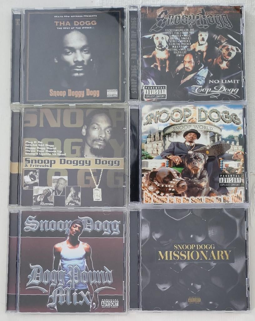 Snoop Dogg cd's in perfecte nieuwstaat aangeboden!, Ophalen of Verzenden, 1985 tot 2000, Zo goed als nieuw