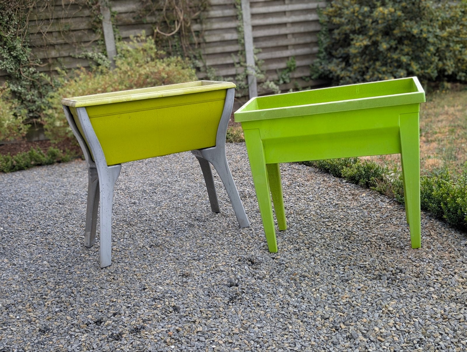 2 plantenbakken op hoogte, Tuin en Terras, Kunststof, Gebruikt, Ophalen of Verzenden, Balkon