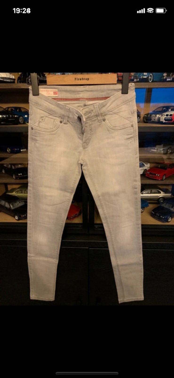 C&A jeansbroek, Ophalen of Verzenden, Zo goed als nieuw, Grijs, W27 (confectie 34) of kleiner