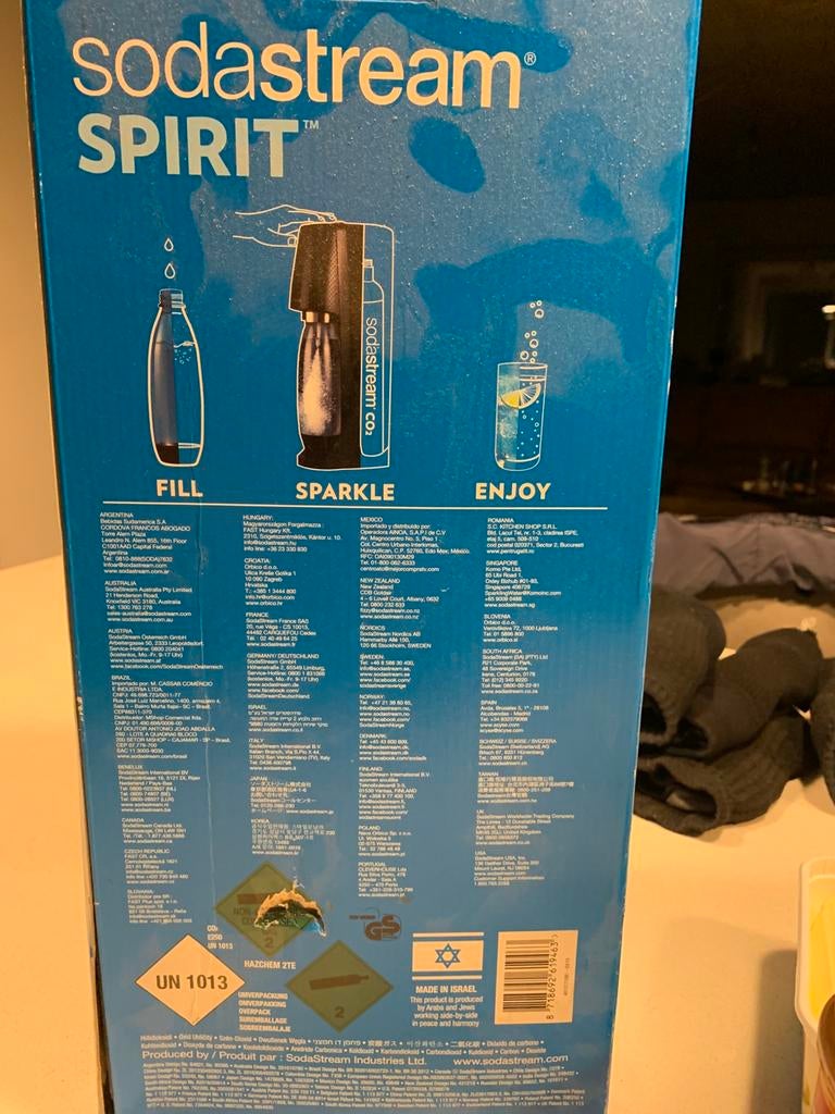 SodaStream Spirit, Ophalen