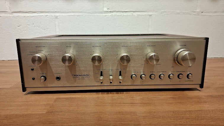 ampli Realistic SA-1500, Autres marques, 60 à 120 watts, Comme neuf, Enlèvement