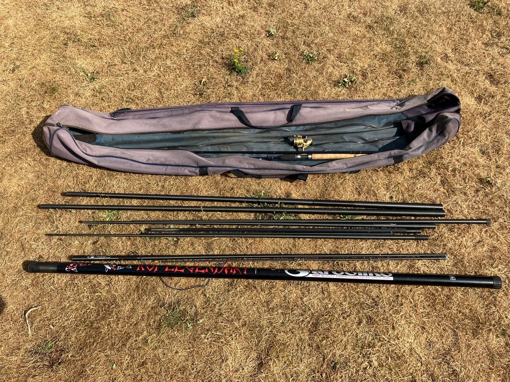 canne Garbolino Koi Legendary 9,5m avec sac, Enlèvement, Utilisé, Canne à lancer