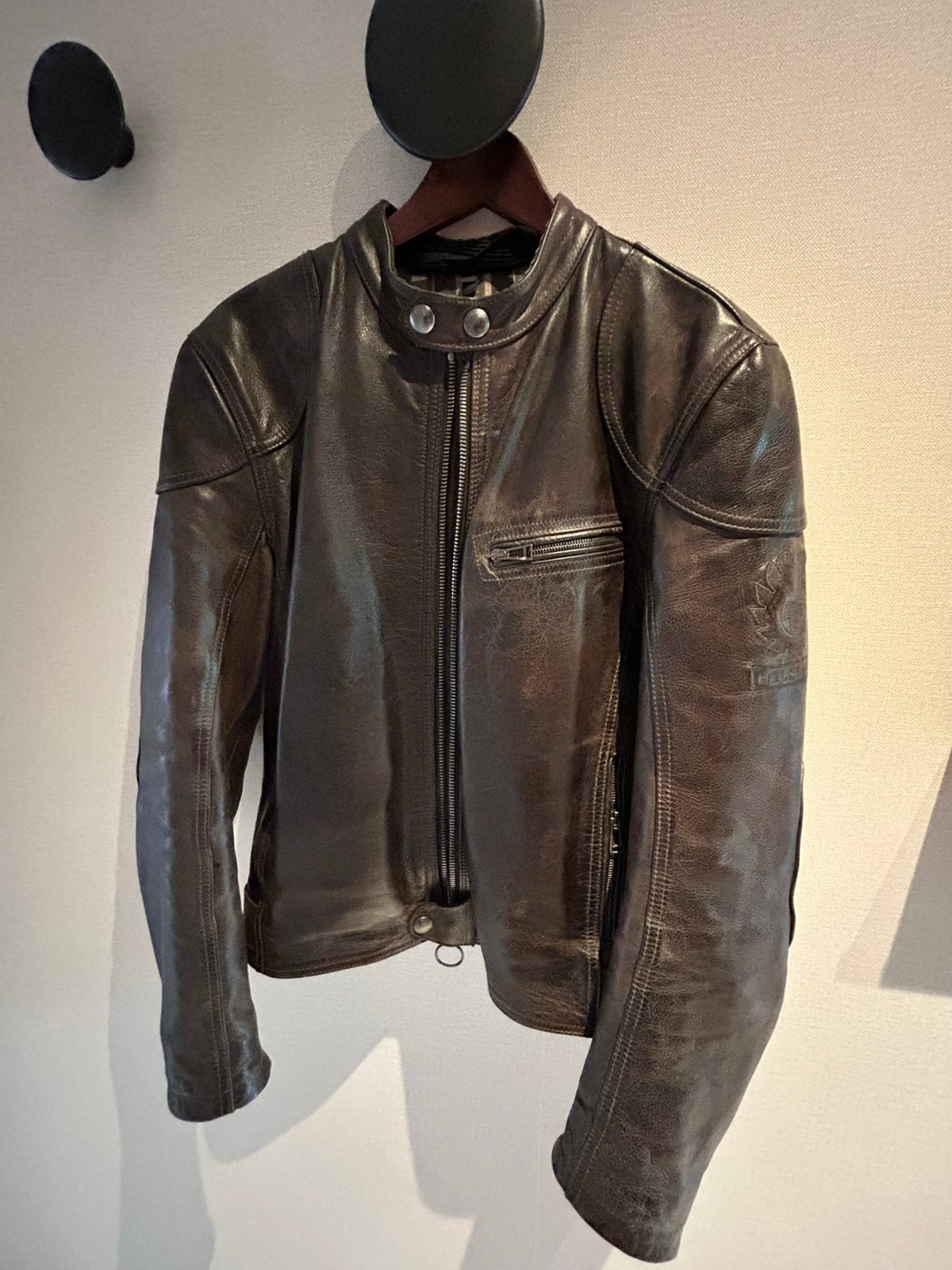 Belstaff Supreme lederen motorjas, Motoren, Kleding | Motorkleding, Ophalen, Tweedehands, Heren, Jas | leer