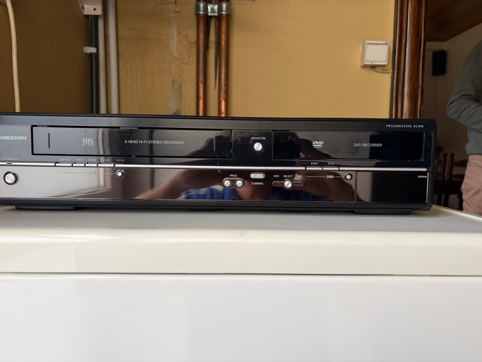 Combirecorder DVD &Video, Ophalen, Zo goed als nieuw, Dvd-recorder, Overige merken