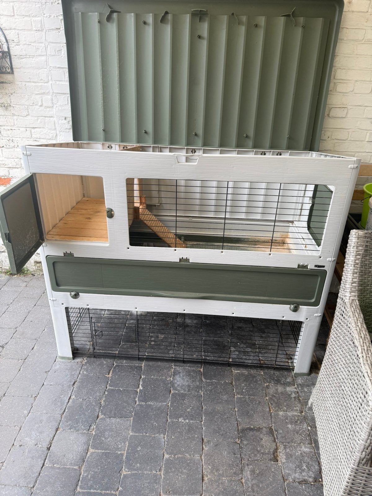 Konijnhok, Dieren en Toebehoren, Ophalen, 110 cm of meer, Cavia, Zo goed als nieuw