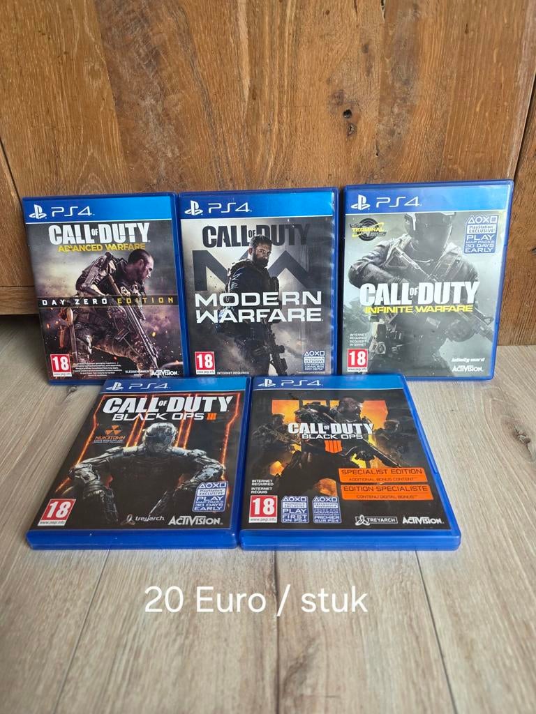 Playstation 4 games - zeer goede staat, Enlèvement
