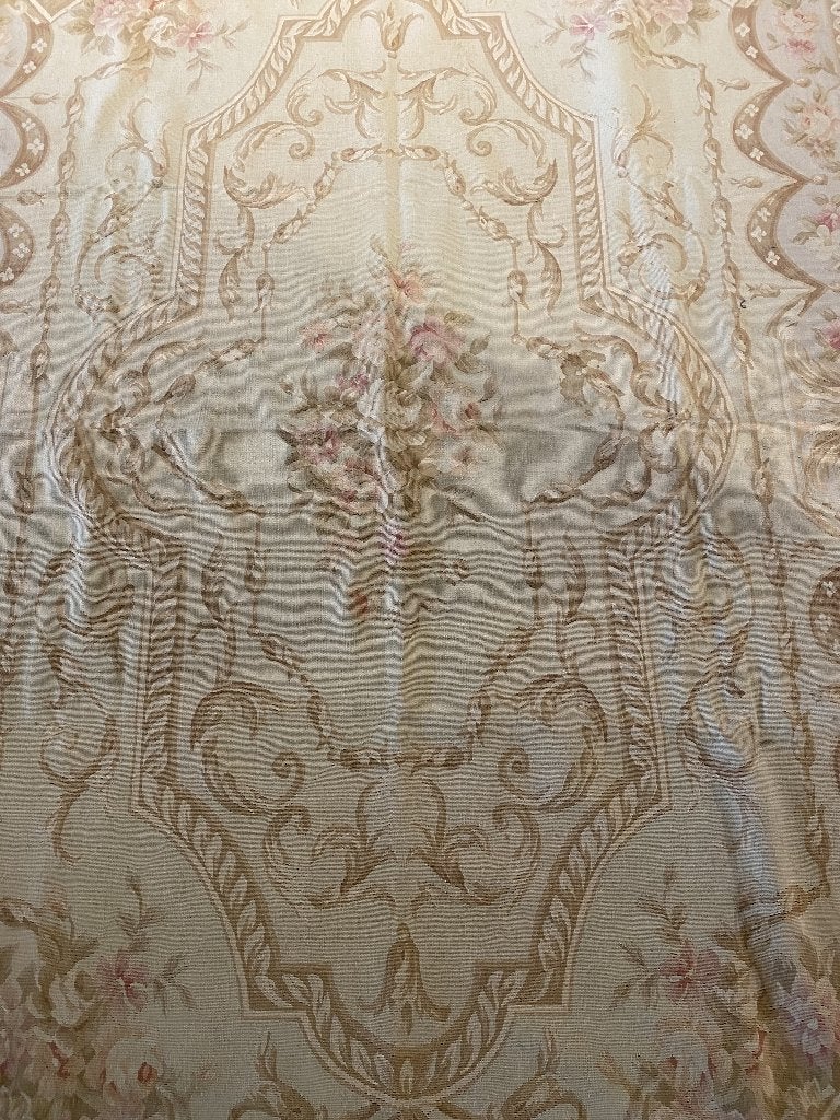 Aubusson tapijt, Ophalen, Beige, Textiel, Klassiek