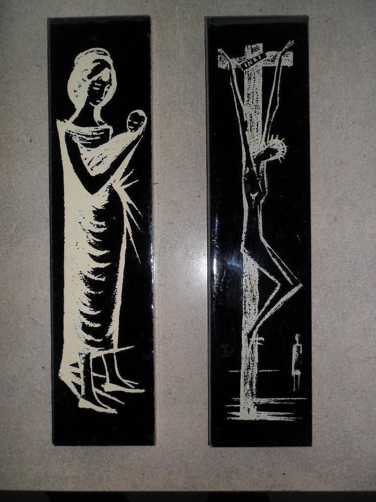 2 Keramische Tegels, Ophalen