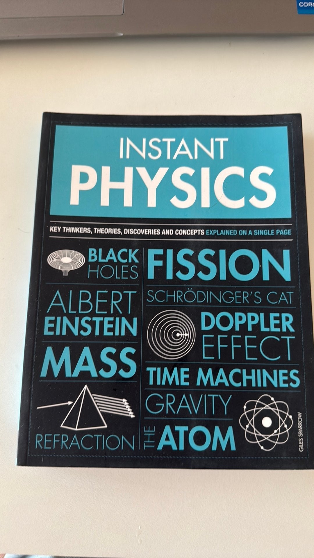 Gilles Sparrow - Instant physics, Ophalen of Verzenden, Zo goed als nieuw